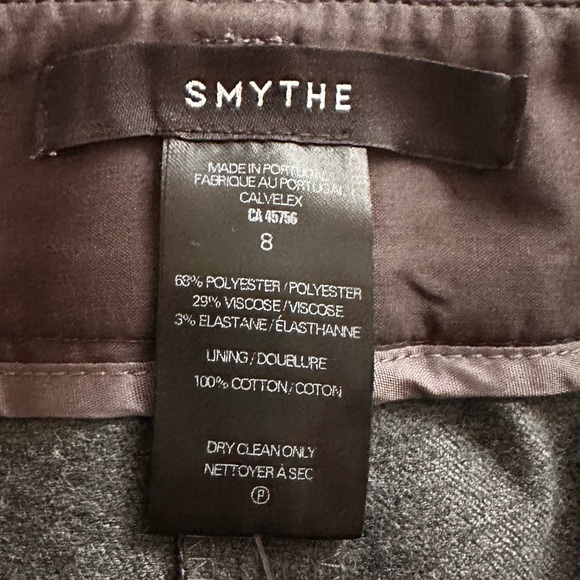 SMYTHE Tuxedo Stripe Bootcut Pants sz 8 - Picture 4 of 4